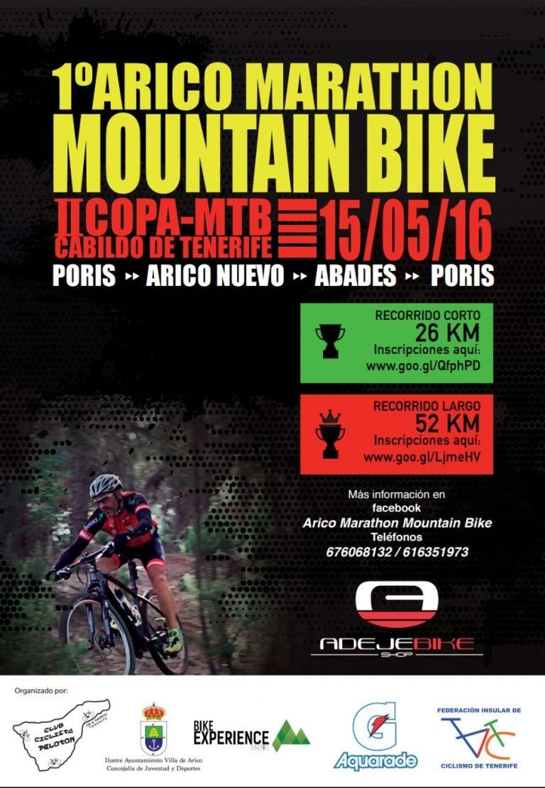 1º Arico Maratón Mountain Bike