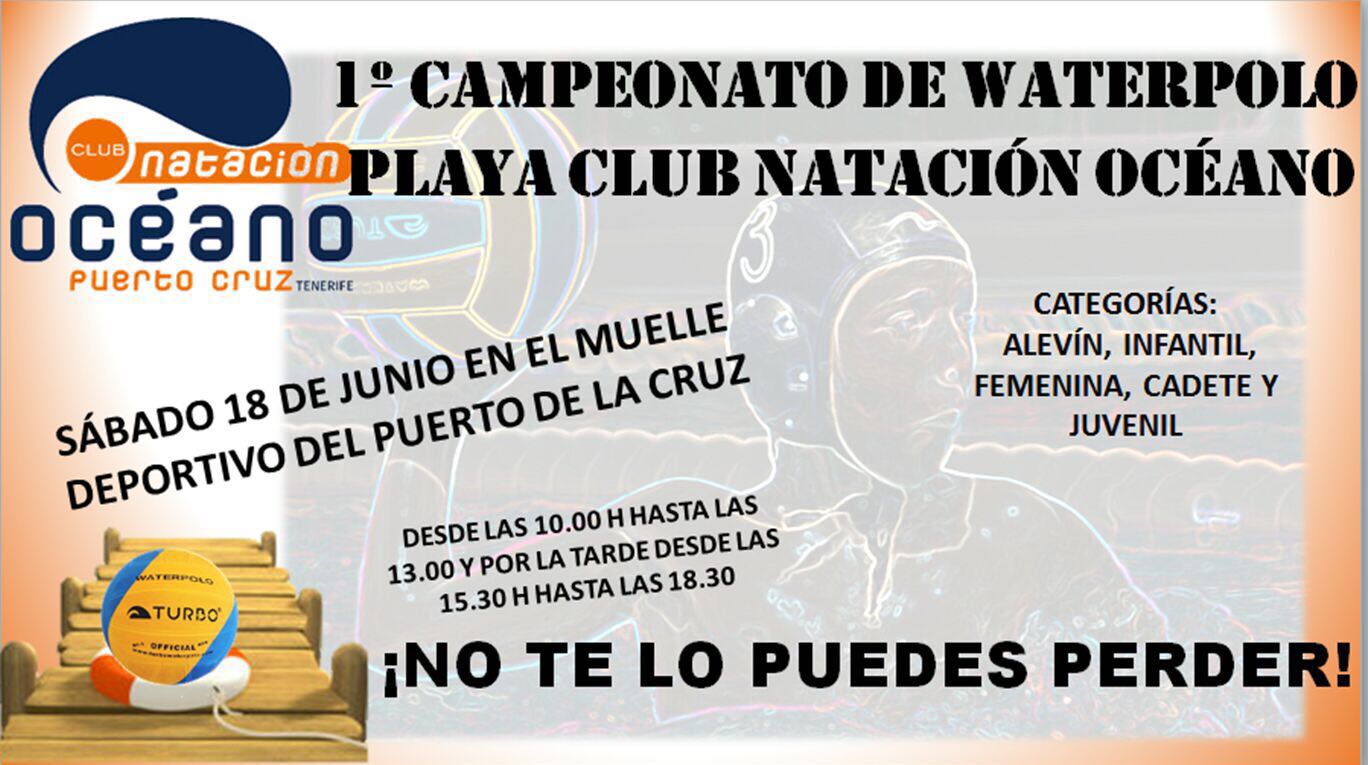 Campeonato Waterpolo playa CN Océano