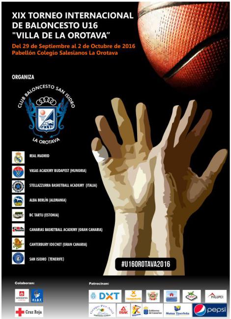 XIX Torneo Internacional de Baloncesto U16 Villa de La Orotava