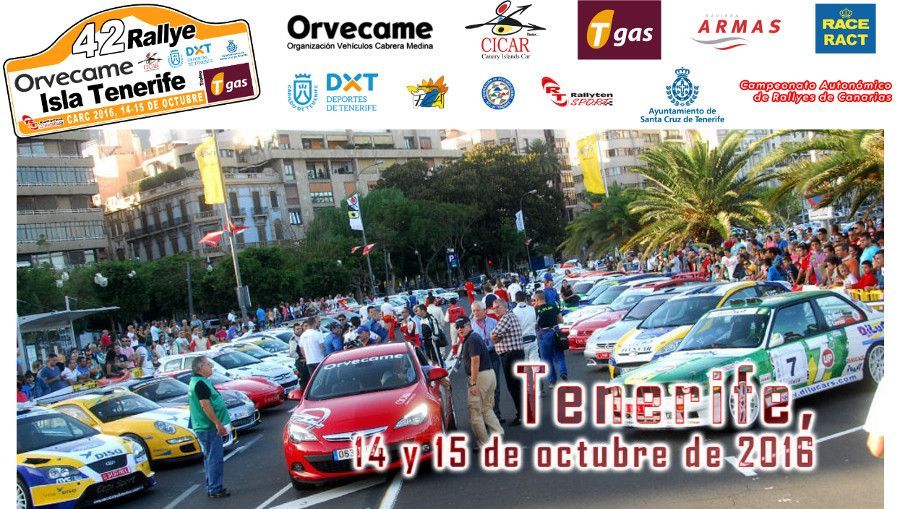 XLII Rallye Orvecame Isla Tenerife Trofeo Tgas