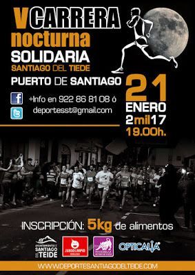 V Carrera Nocturna Solidaria de Santiago del Teide