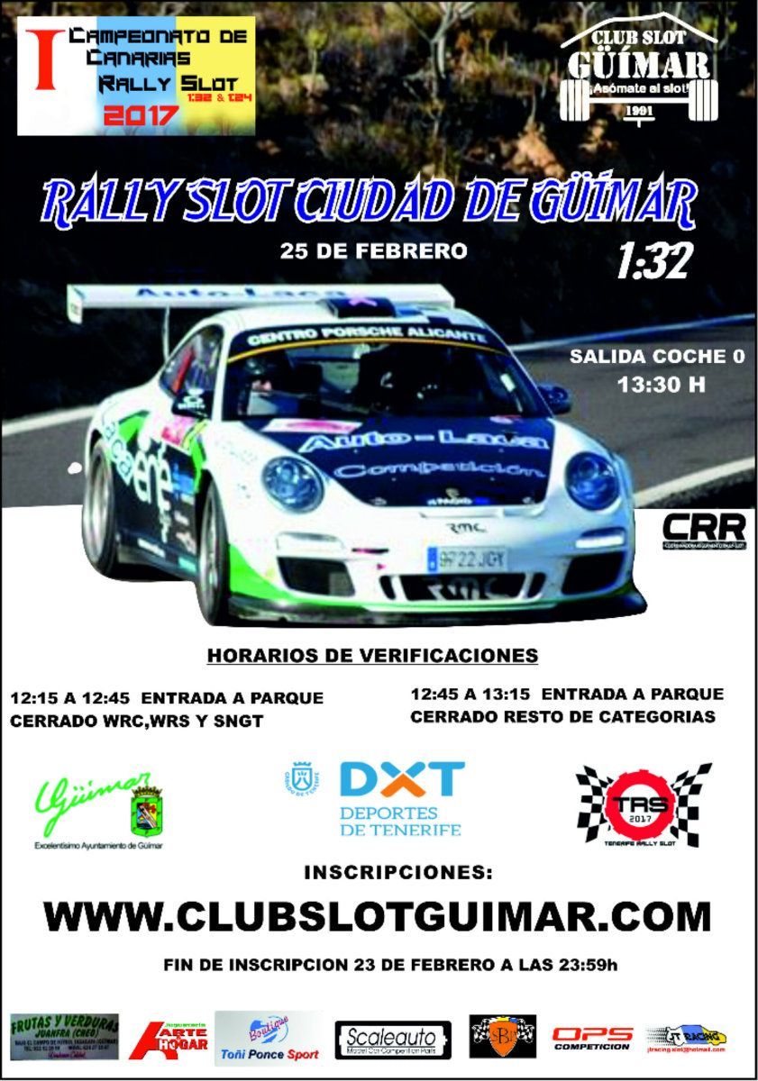 Rallye Slot 1:32 Ciudad de Güímar