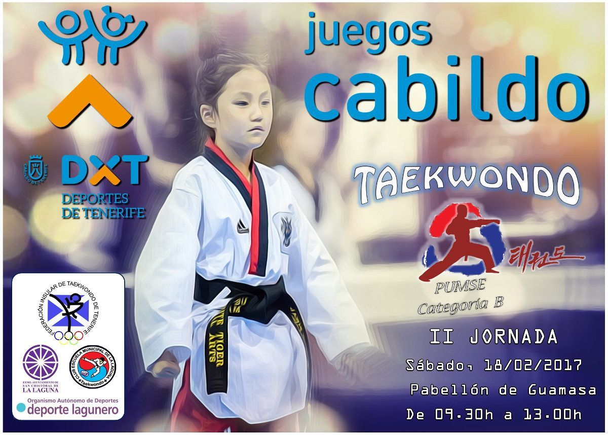 Segunda jornada de taekwondo en los XXX Juegos Cabildo de Tenerife
