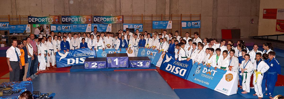 Granadilla reunió a los mejores yudocas de base en la final de los XXX Juegos Cabildo de Tenerife judo