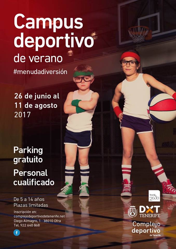 Campus Deportivo de Verano en el Complejo Deportivo de Tenerife