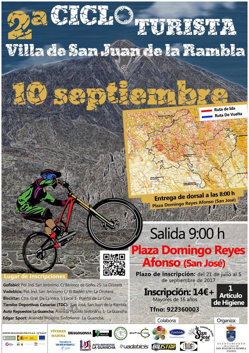 2ª Cicloturista Villa San Juan de la Rambla