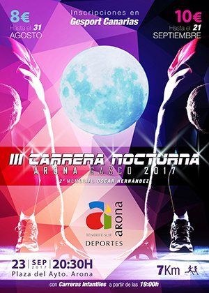 III Carrera Nocturna Arona Casco 2017