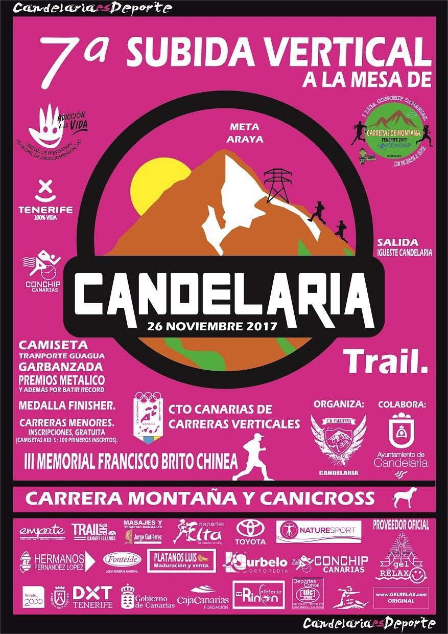 7ª Subida Vertical Mesa Candelaria