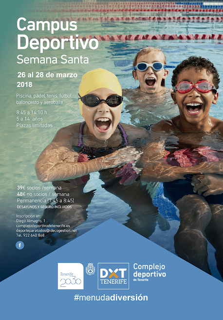 Campus Deportivo de Semana Santa en el Complejo Deportivo de Tenerife