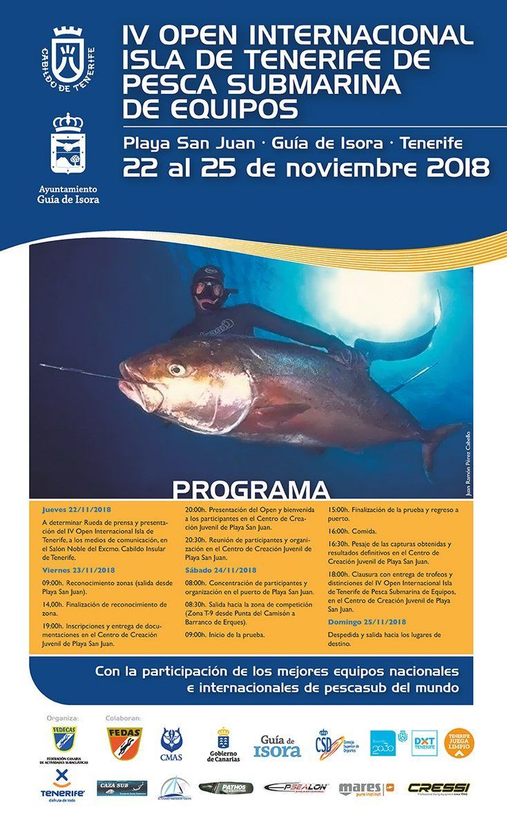 IV Open Internacional Isla de Tenerife de Pesca Submarina por equipos