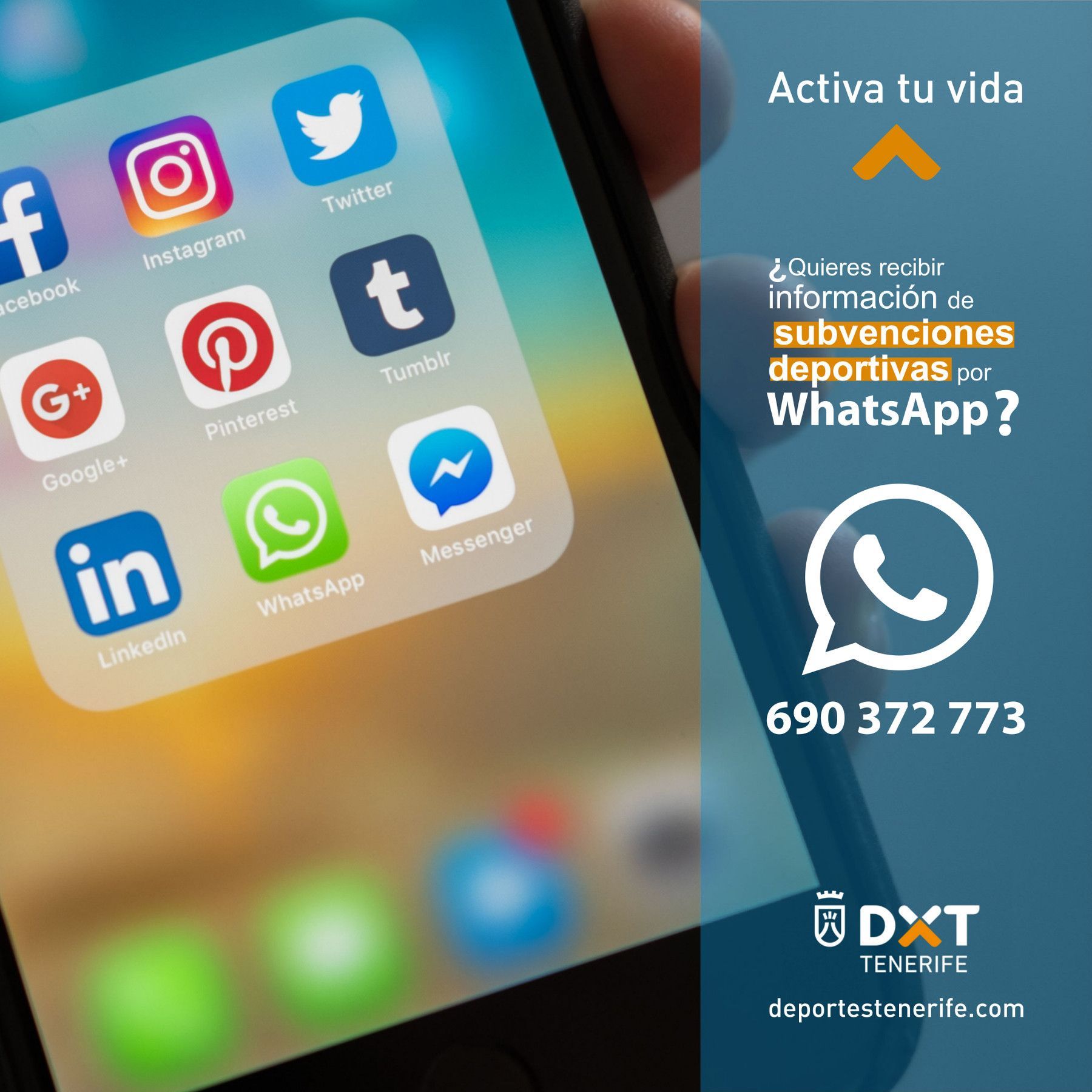 Whatsapp Subvenciones Deportes Tenerife