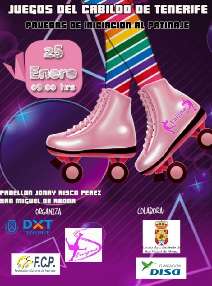 Patinaje en los XXXIII Juegos Cabildo de Tenerife