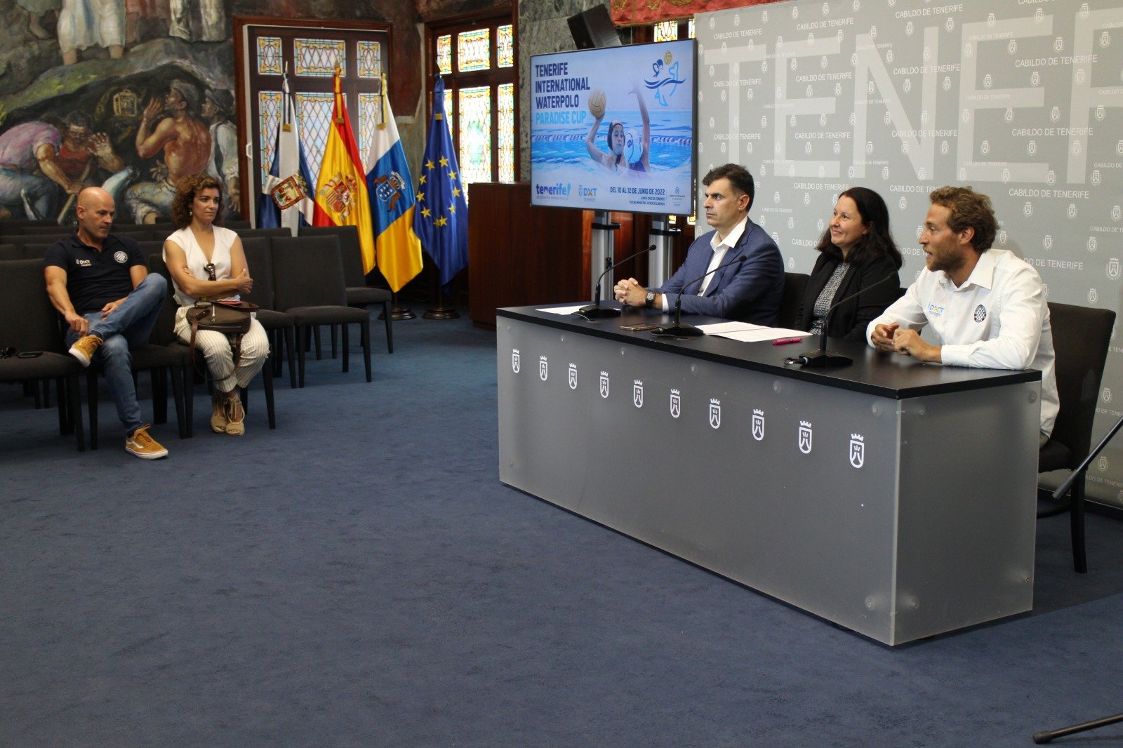 20220601 Presentacion Waterpolo Paradise Tenerife acogerá el primer torneo internacional de waterpolo infantil de Canarias