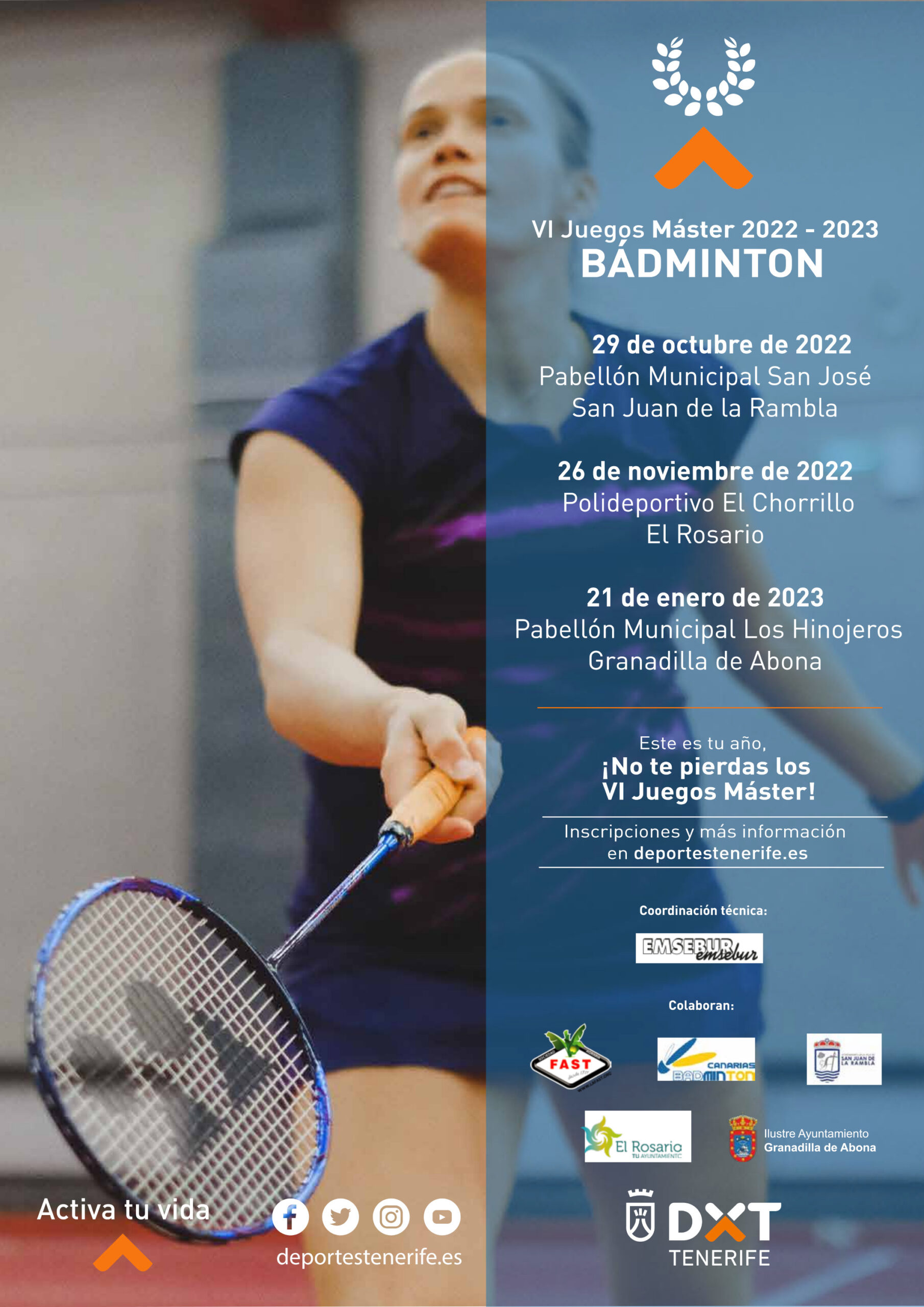 Bádminton VI Juegos Máster