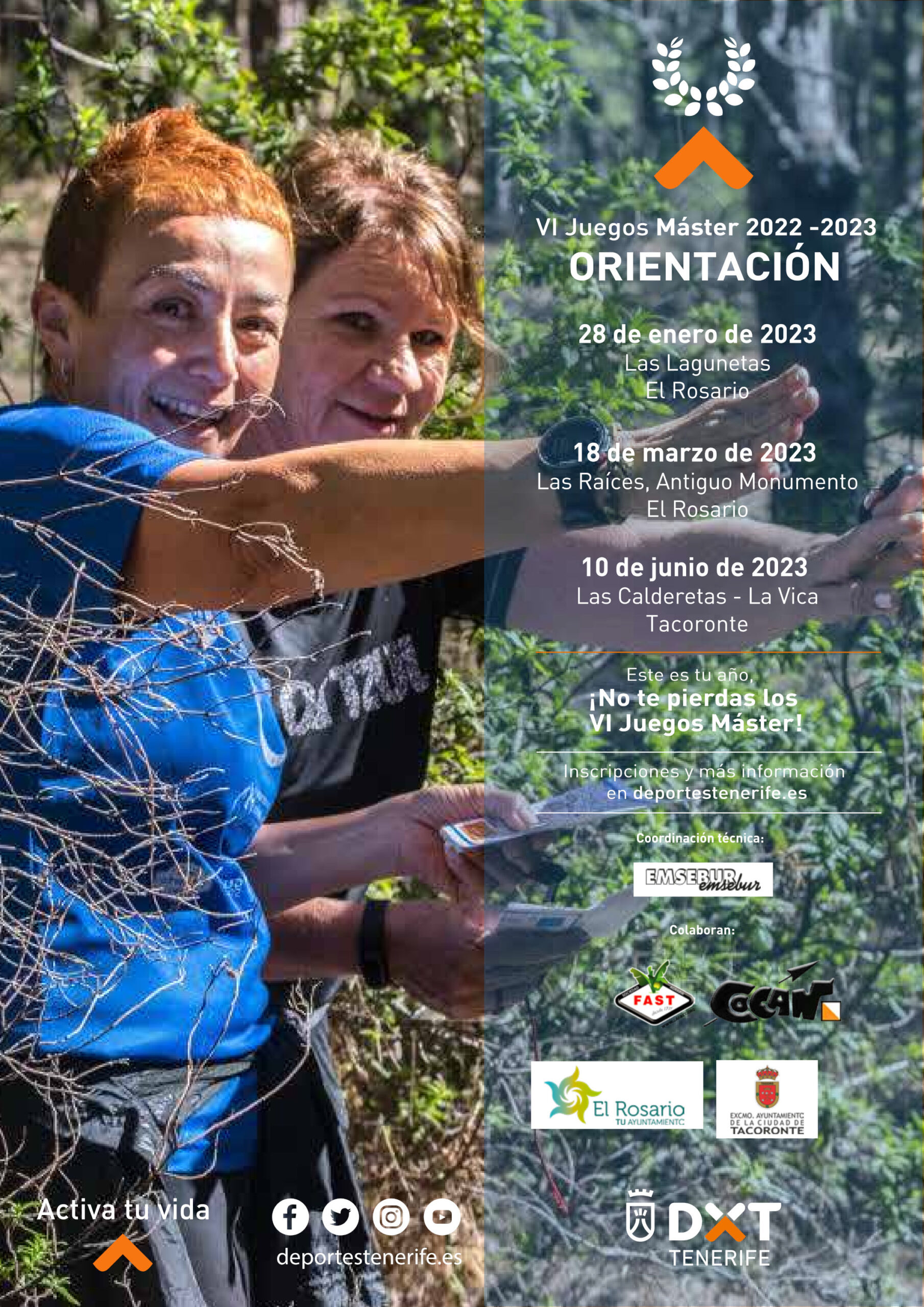 Orientación VI Juegos Máster 2022