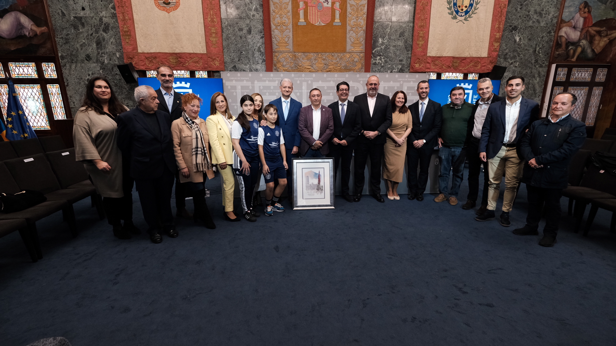 El Cabildo reconoce a la UD Orotava en el año de su centenario