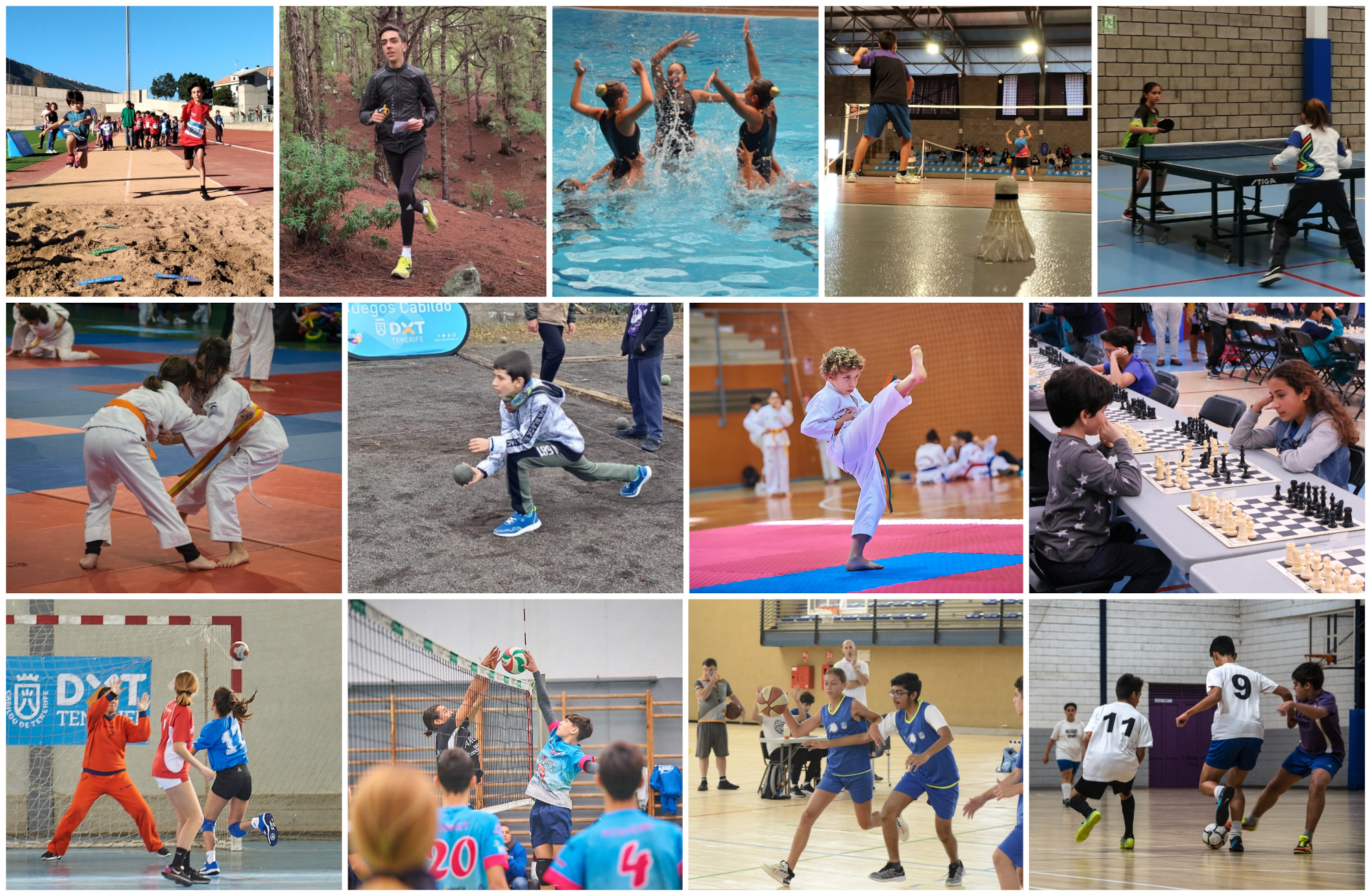 Los Juegos Cabildo despiden el mes de marzo con un fin de semana intenso de actividad deportiva