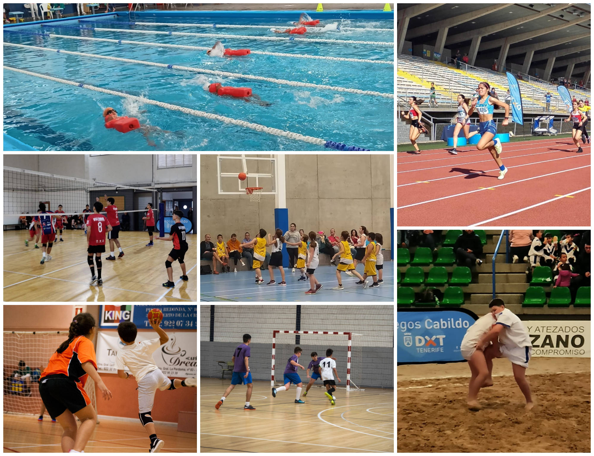 Siete disciplinas concentran la actividad deportiva de los Juegos Cabildo el sábado 18 de marzo 20230318 juegos cabildo