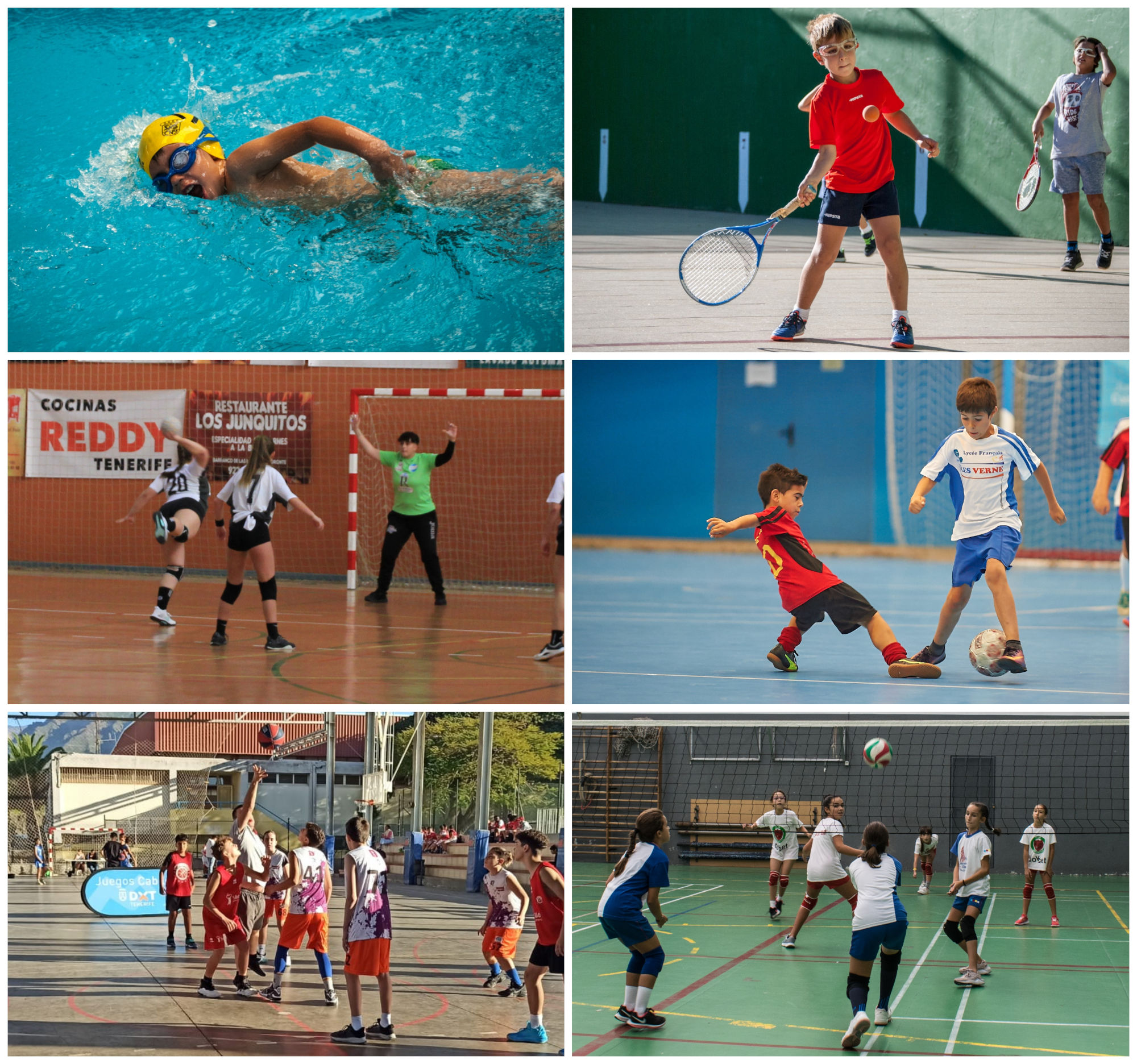 Seis modalidades protagonizan la actividad deportiva de los Juegos Cabildo antes de Semana Santa