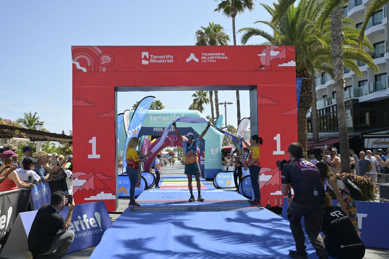 Cristofer Clemente, vencedor de la Ultra de la Tenerife Bluetrail