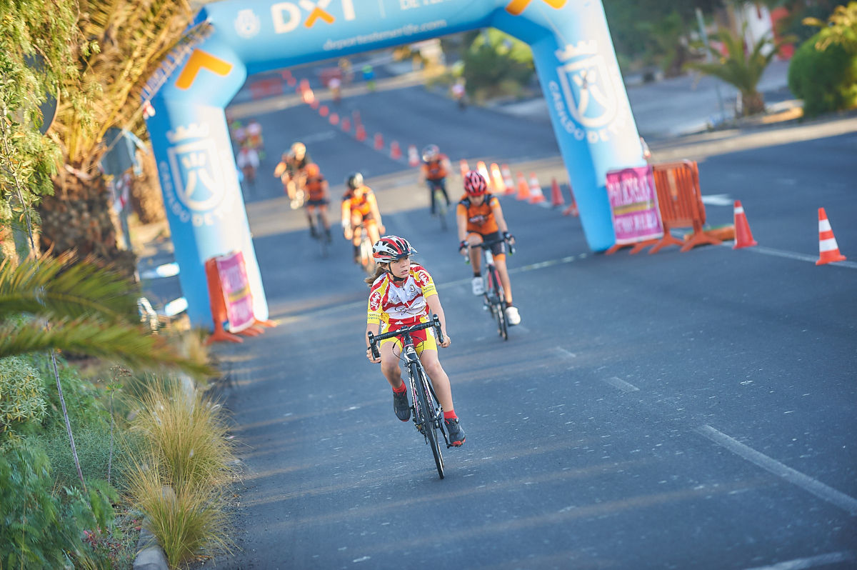 Última jornada de ciclismo en carretera en los Juegos Cabildo