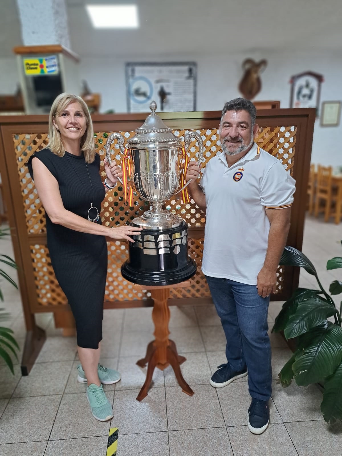 El Cabildo felicita a Ángel Berzal y Nazaret Pérez 20230804 Tiro Angel Berzal