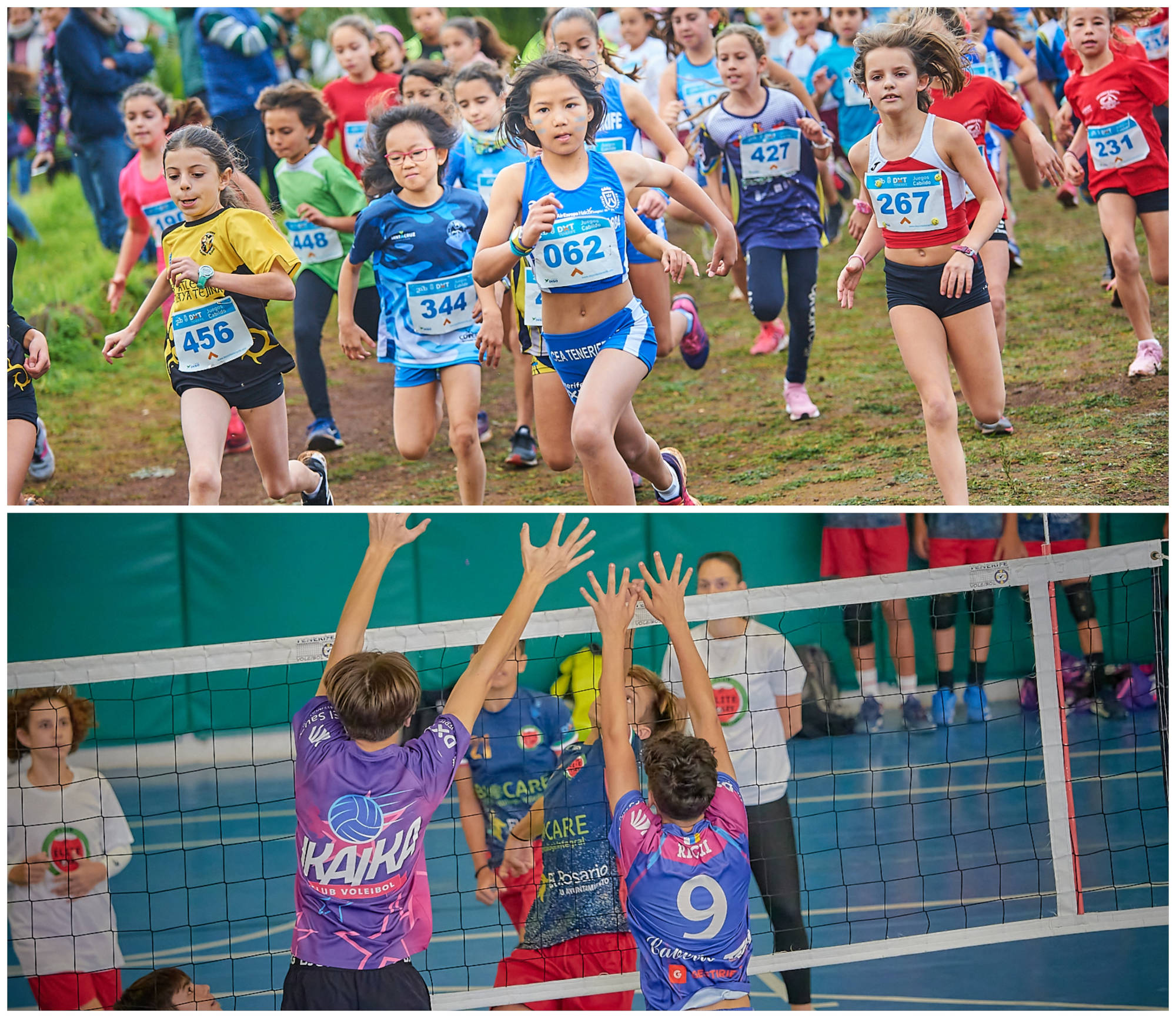 Campo a través y voleibol protagonizan este fin de semana la actividad deportiva de los Juegos Cabildo