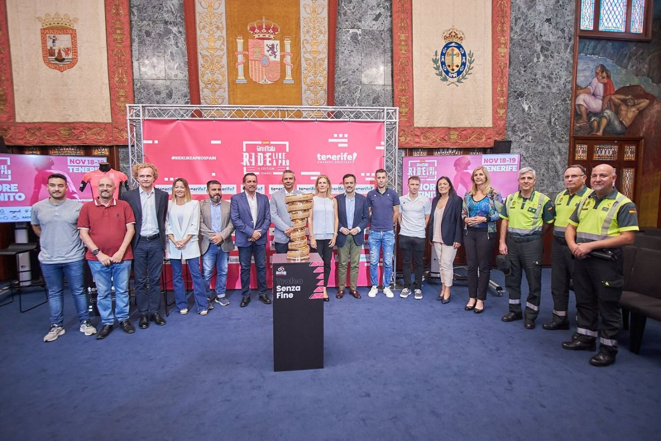 Tenerife acoge el Giro d’Italia Ride Like a Pro Spain por segundo año consecutivo