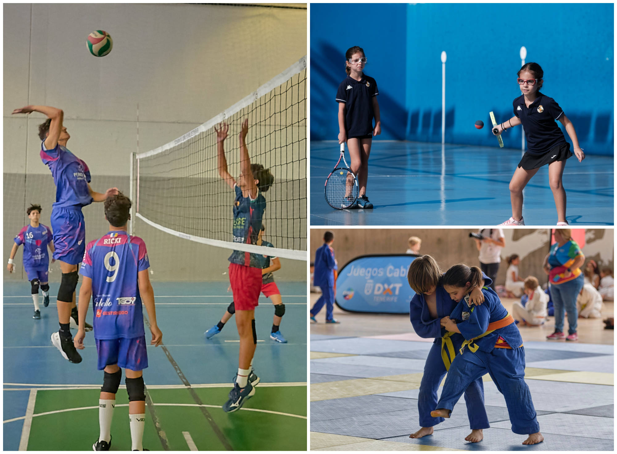 Judo, frontenis y voleibol conforman la oferta deportiva de los Juegos Cabildo este fin de semana