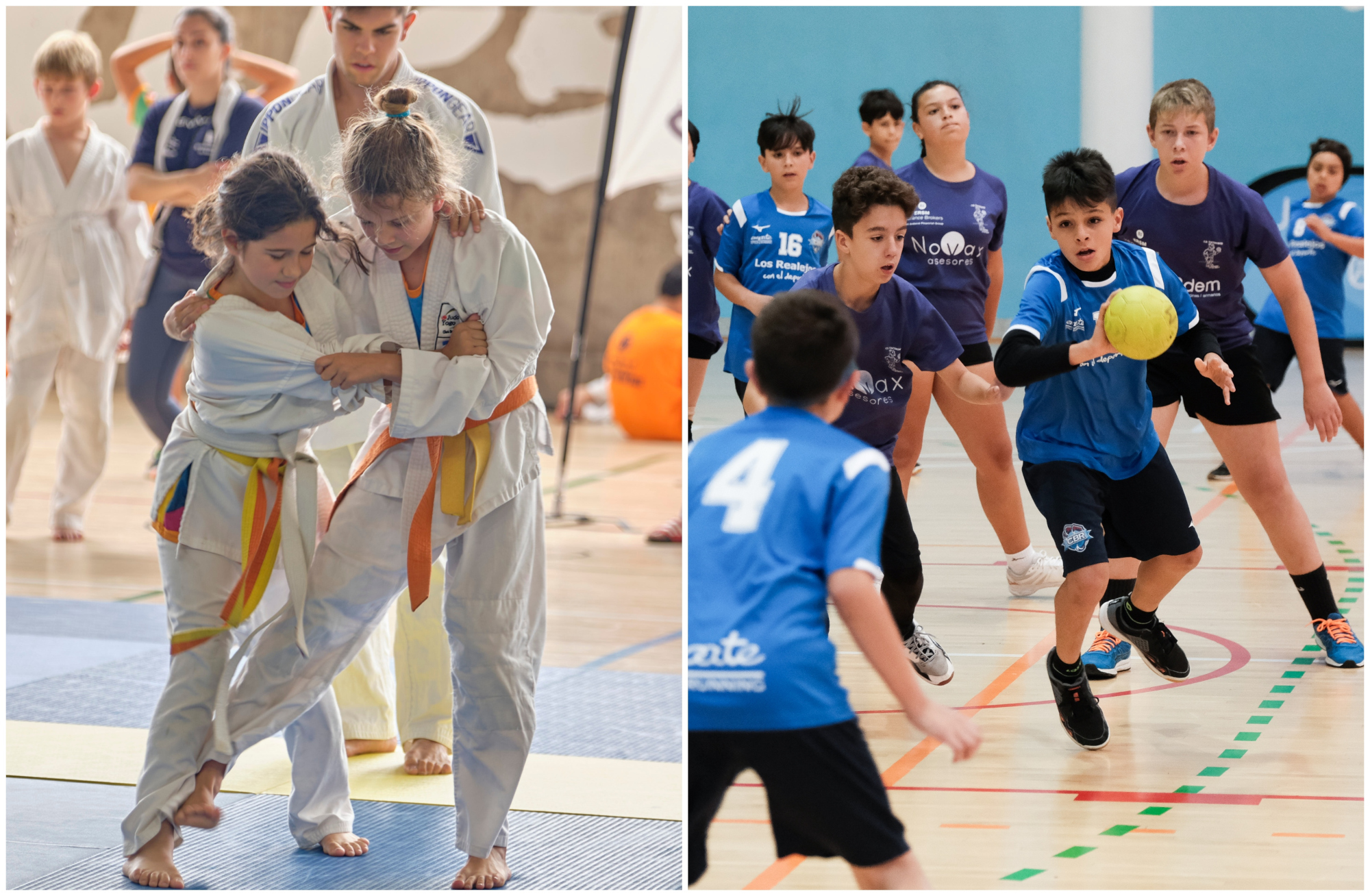 Los Juegos Cabildo celebran el sábado de Piñata con judo y balonmano