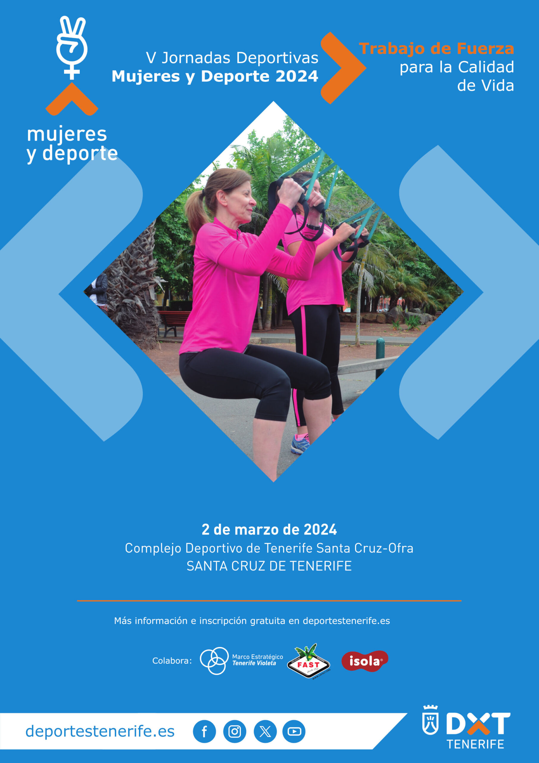 V Jornadas Deportivas Mujeres y Deporte 2024 - Trabajo de Fuerza para la Calidad de Vida