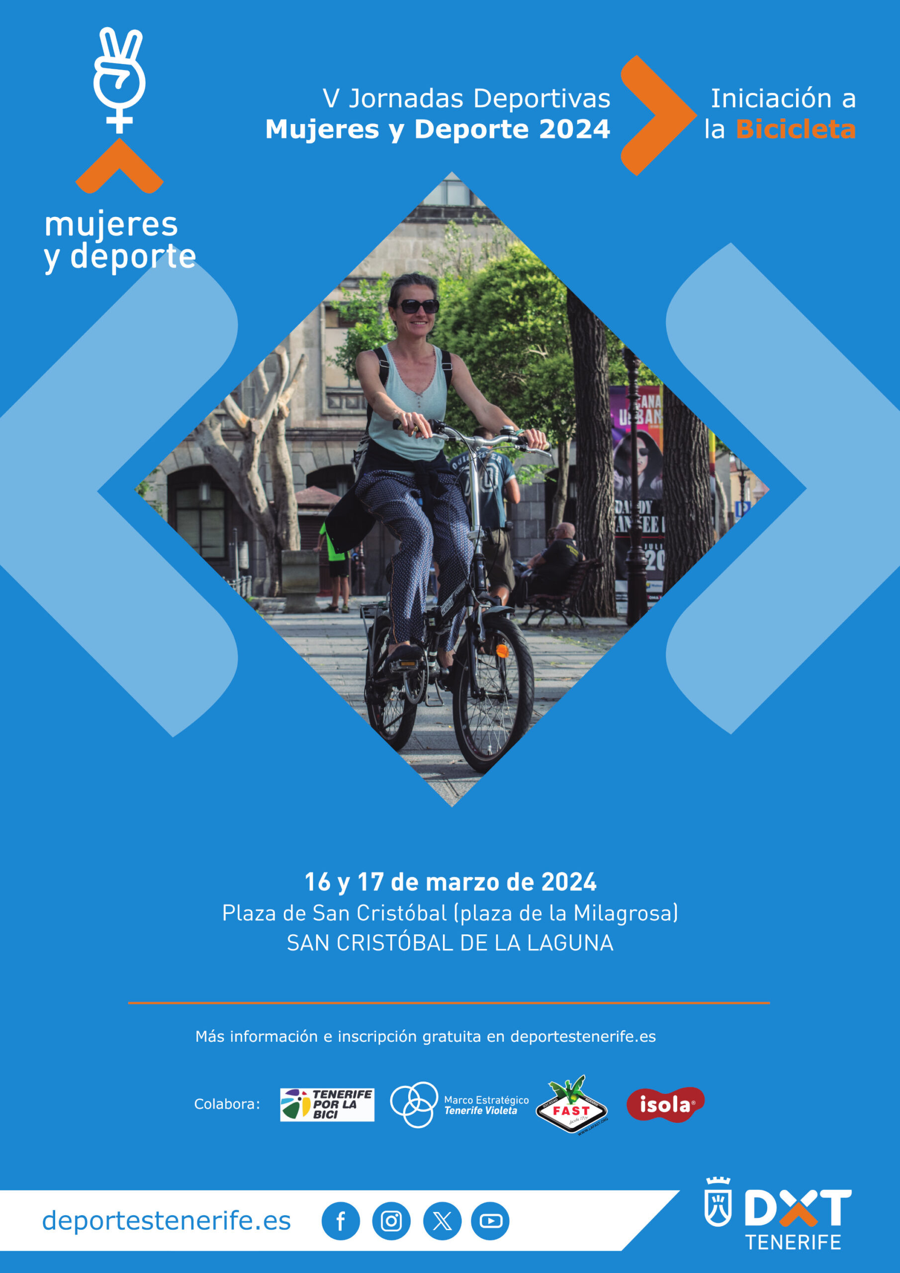 V Jornadas Deportivas Mujeres y Deporte 2024 - Iniciación a la Bicicleta