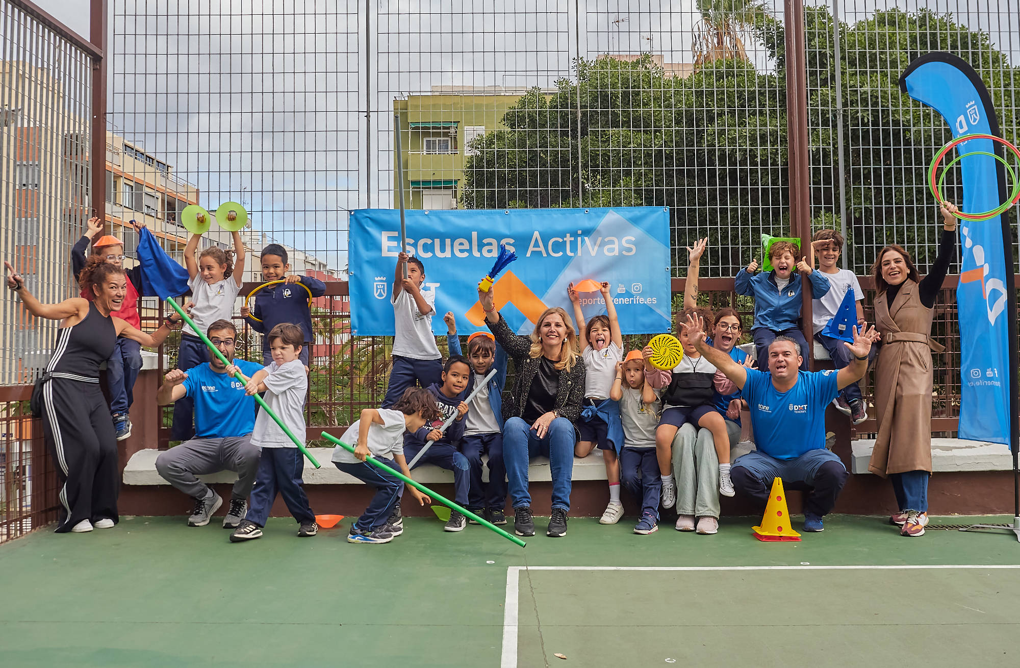 El Cabildo promueve la actividad físico-deportiva en 75 centros educativos de la isla a través del programa Escuelas Activas