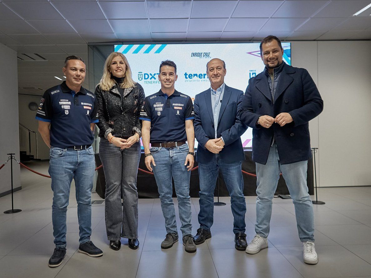 El Cabildo apoya al piloto tinerfeño Enrique Cruz en su participación en la Copa de España de Rallies de Asfalto
