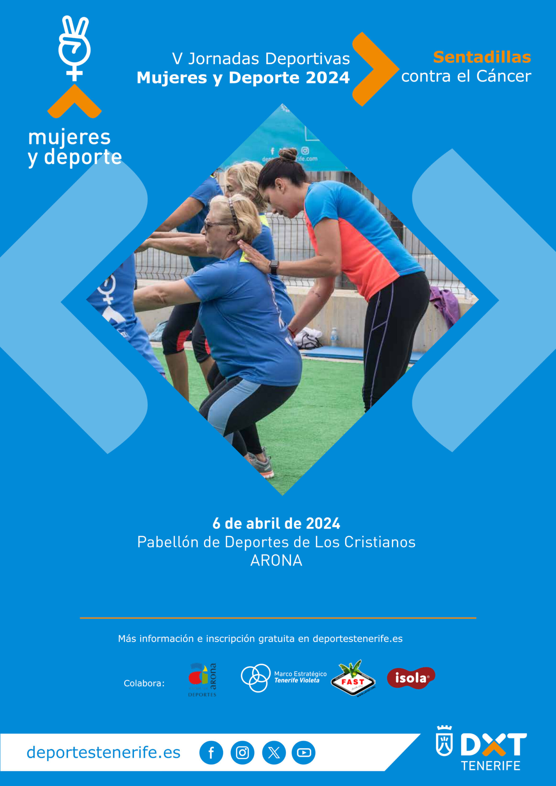 V Jornadas Deportivas Mujeres y Deporte 2024 - Sentadillas contra el Cáncer