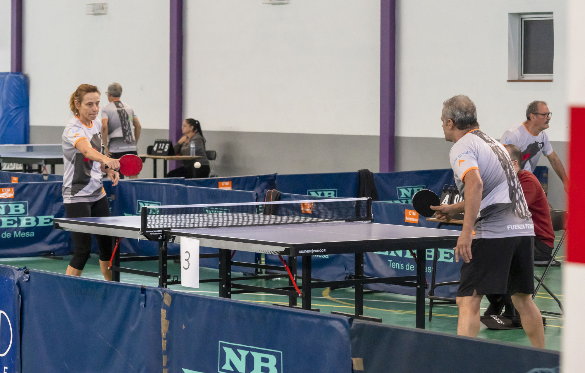 I jornada de Tenis de Mesa de los VII Juegos Máster de DXT Tene Candelaria acoge la segunda jornada de tenis de mesa en los VII Juegos Máster