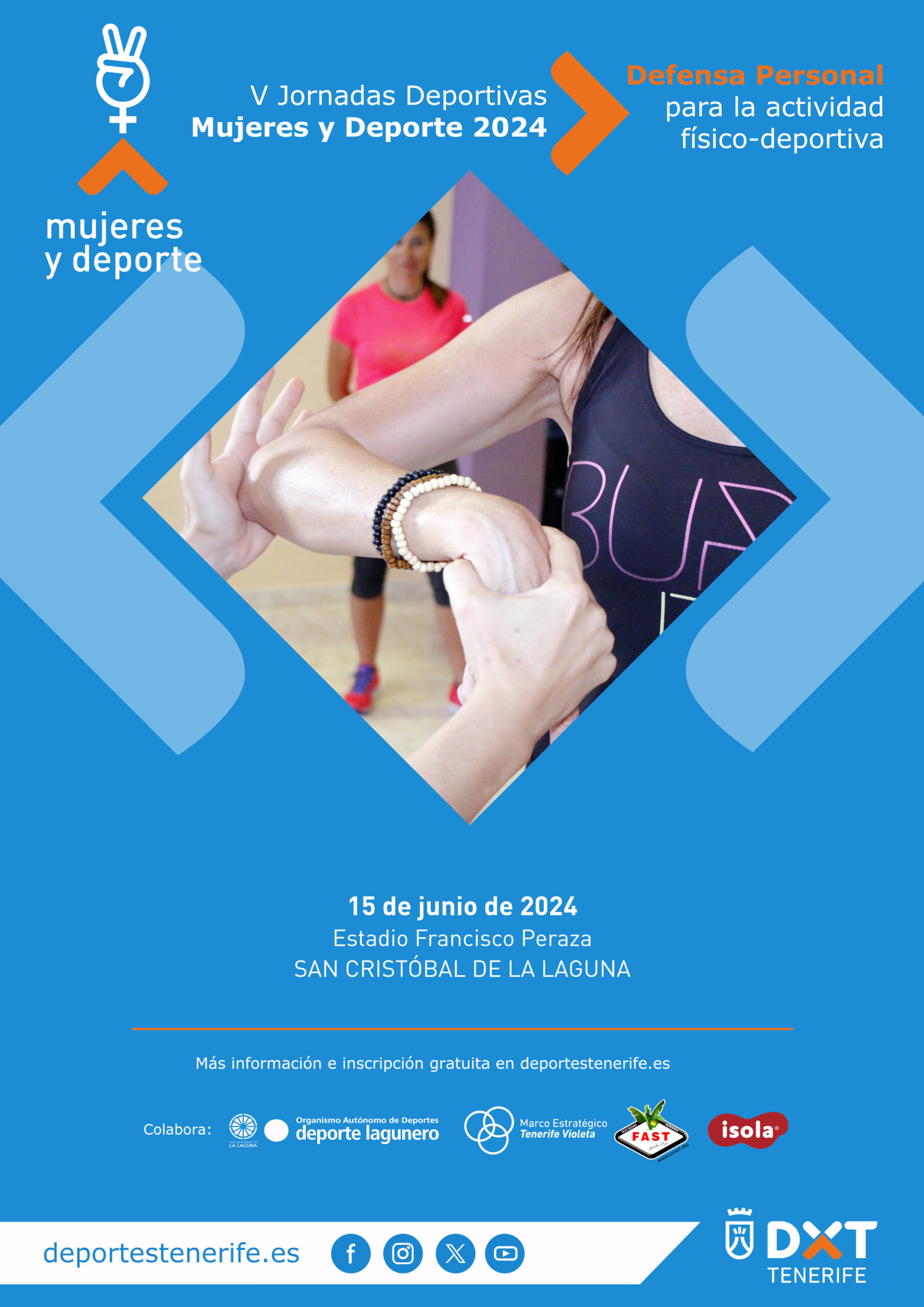 V Jornadas Deportivas Mujeres y Deporte 2024 - Defensa Personal para la actividad físico-deportiva