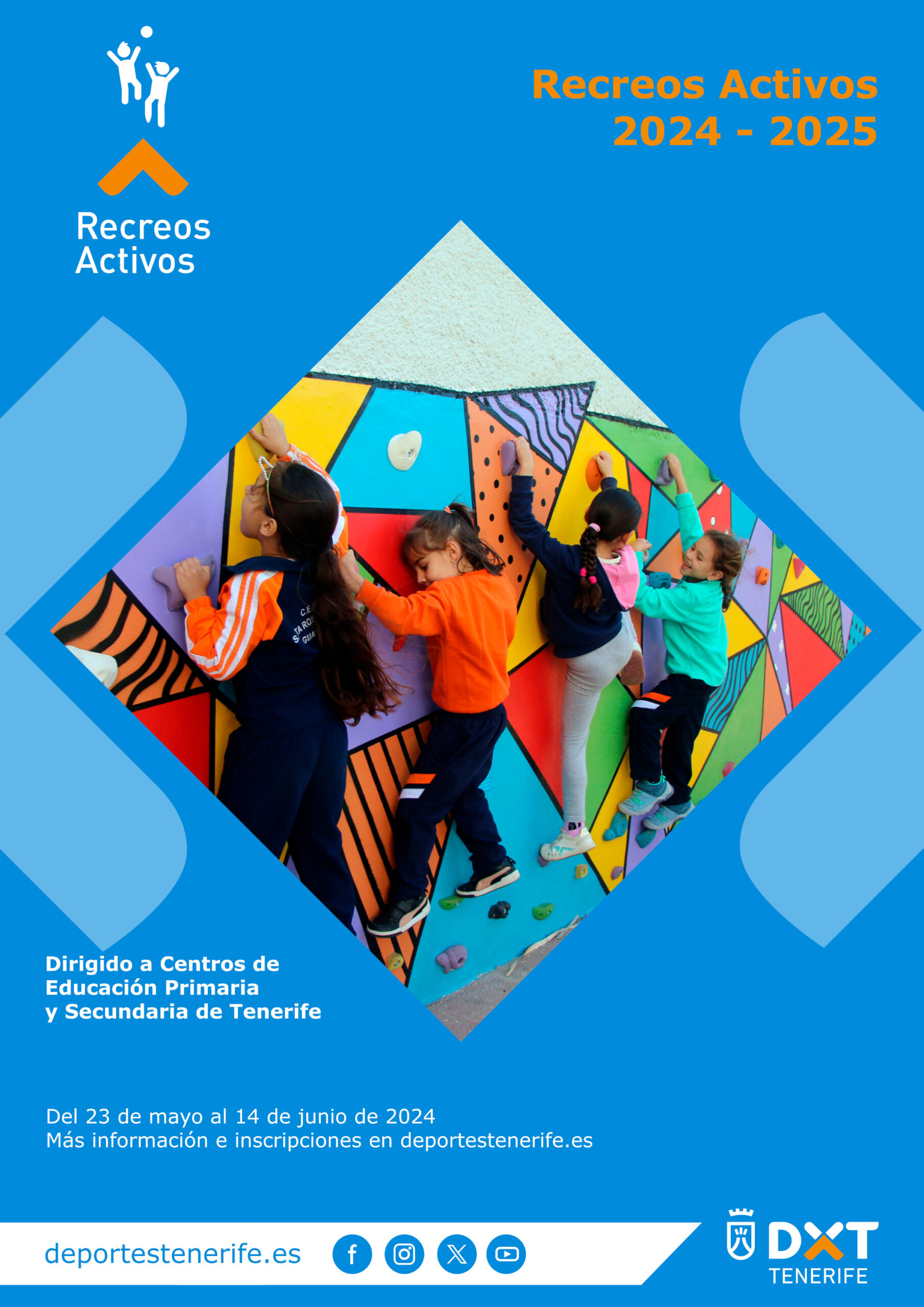 recreos activos primaria 2024 2025 cartel scaled