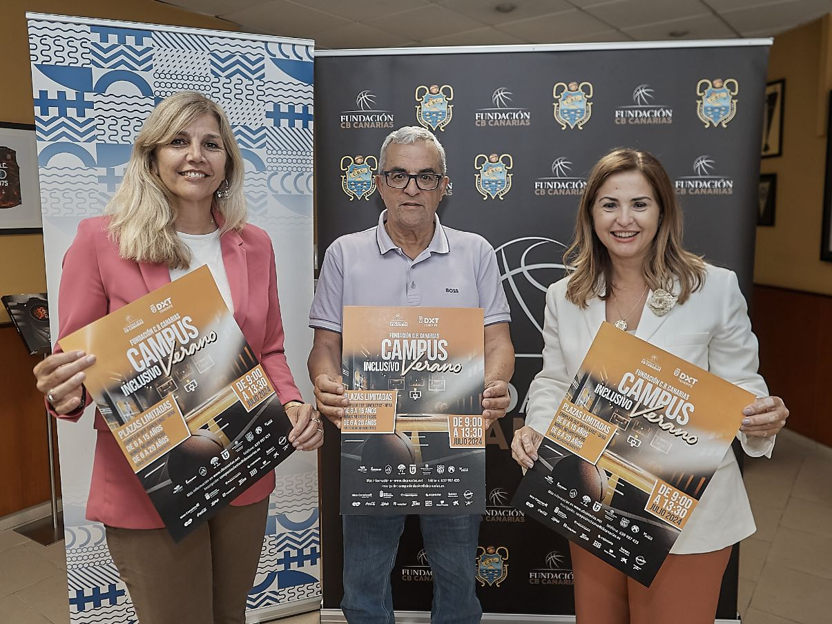 El Campus Inclusivo Verano, apuesta del Cabildo y la Fundación del CB Canarias
