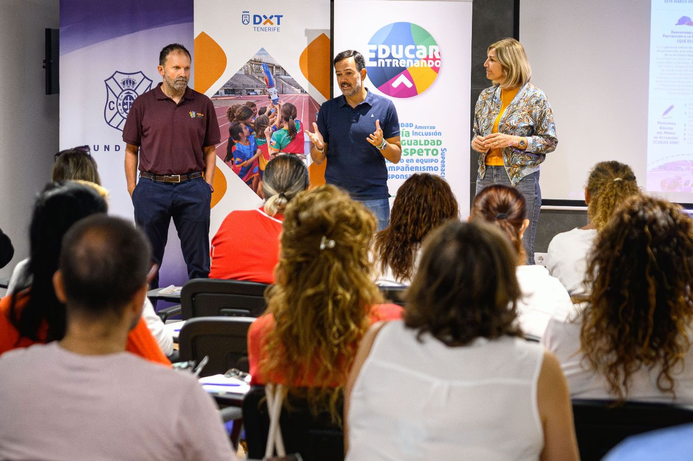 20240928 entornos deportivos seguros El Cabildo fomenta los entornos deportivos seguros y el buen trato en el deporte base de Tenerife