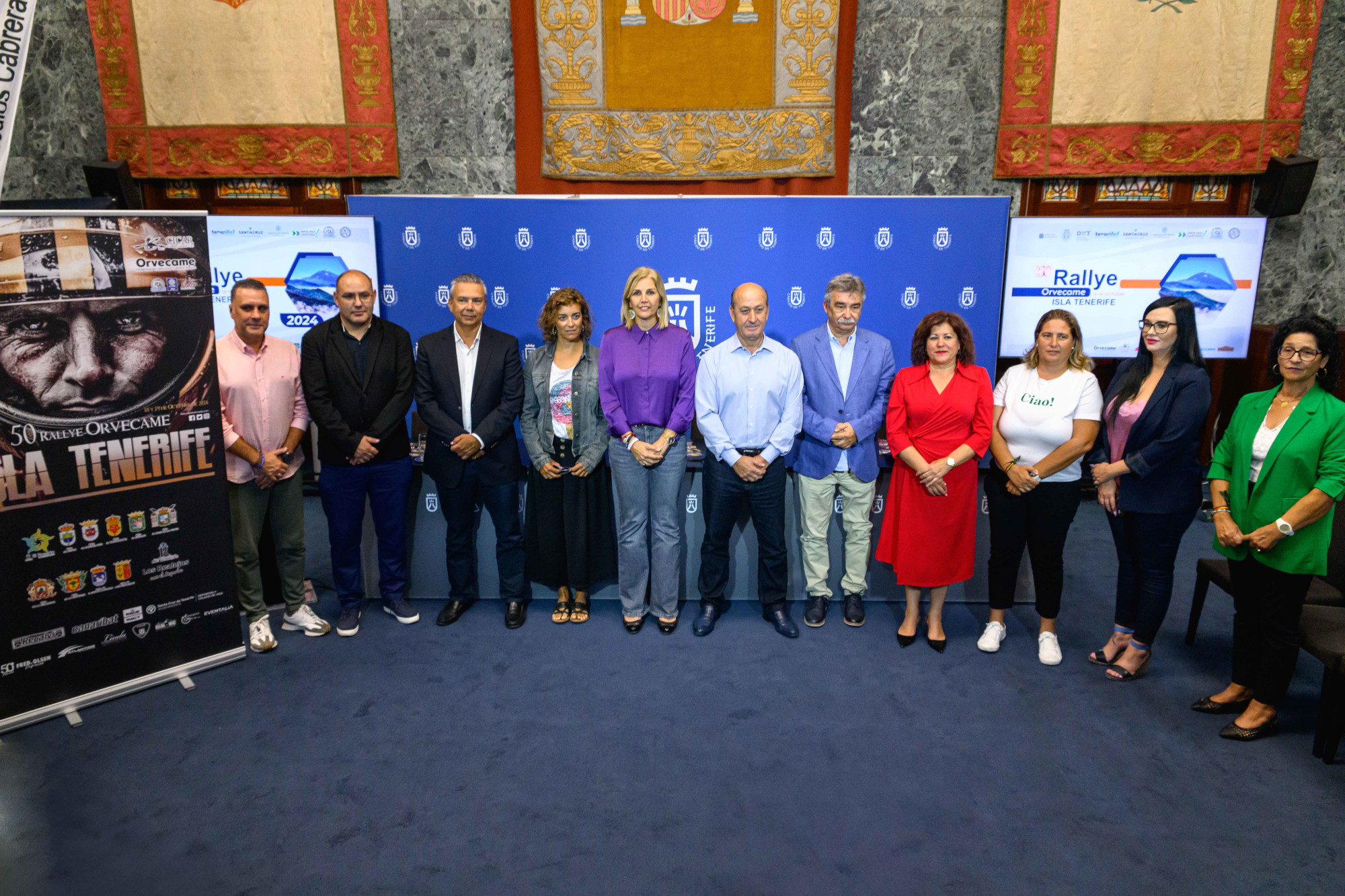 Juanjo Velázquez Fotógrafo El Cabildo acoge la presentación del 50º Rallye Orvecame Isla Tenerife