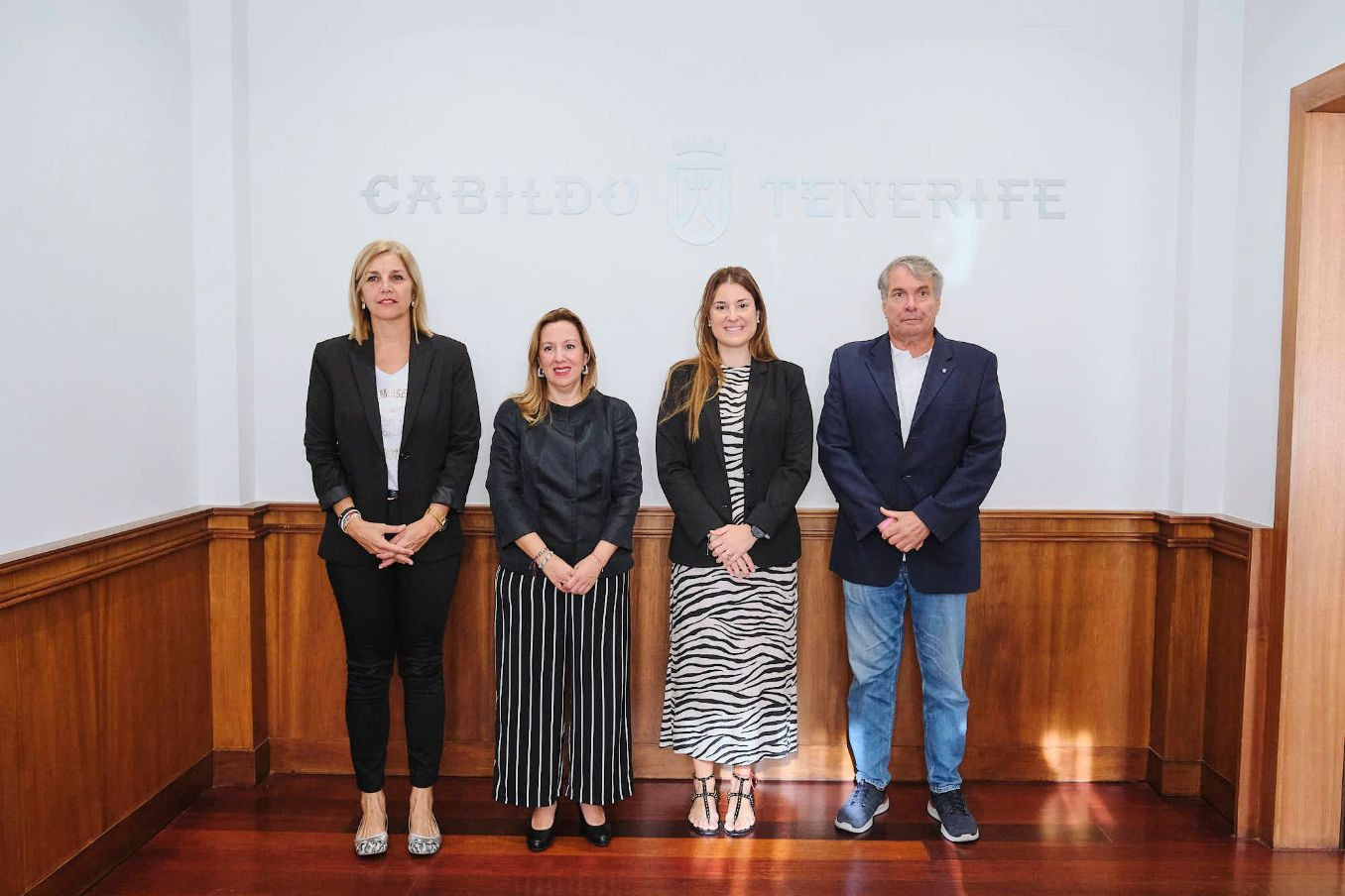 20241103 recepcion ariadna chueca El Cabildo agasaja a la árbitra tinerfeña de baloncesto, Ariadna Chueca