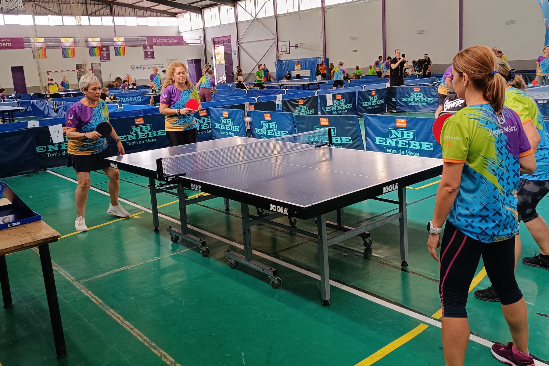 20250527 clasificacion tenis de mesa El tenis de mesa en los Juegos Máster hace balance tras la jornada de estreno en Guamasa
