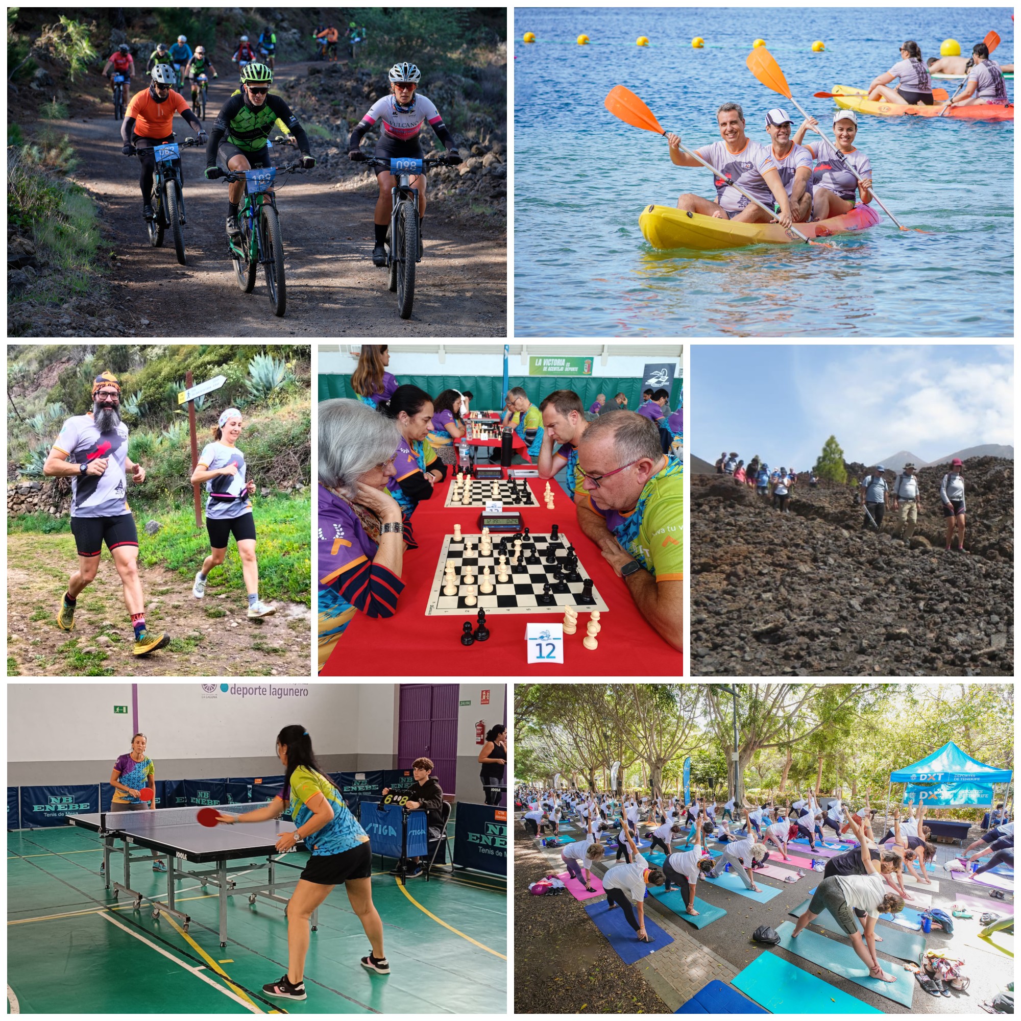 20250530 juegosmaster junio Yoga, trail, cicloturismo BTT, paddle surf y kayak se incorporan a los Juegos Máster en el mes de junio