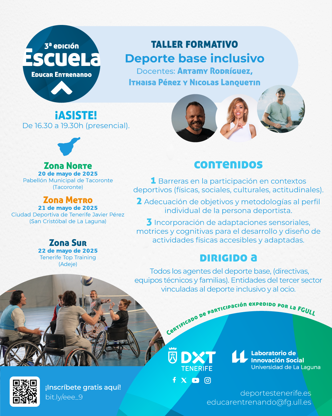 Cartel Deporte Base Inclusivo