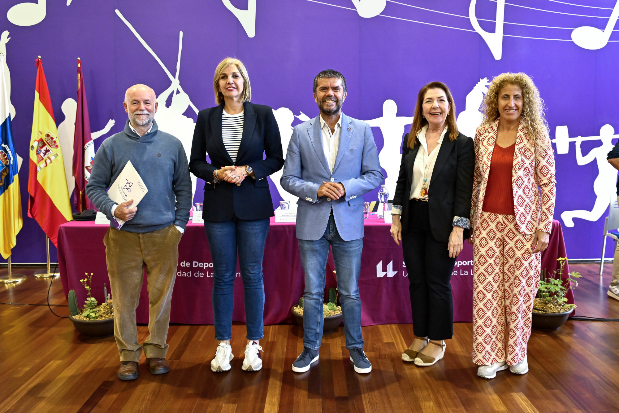 20250606 Clausura Deporte Universitario La consejera Yolanda Moliné participa en la clausura del curso deportivo universitario 2024-2025 en la ULL