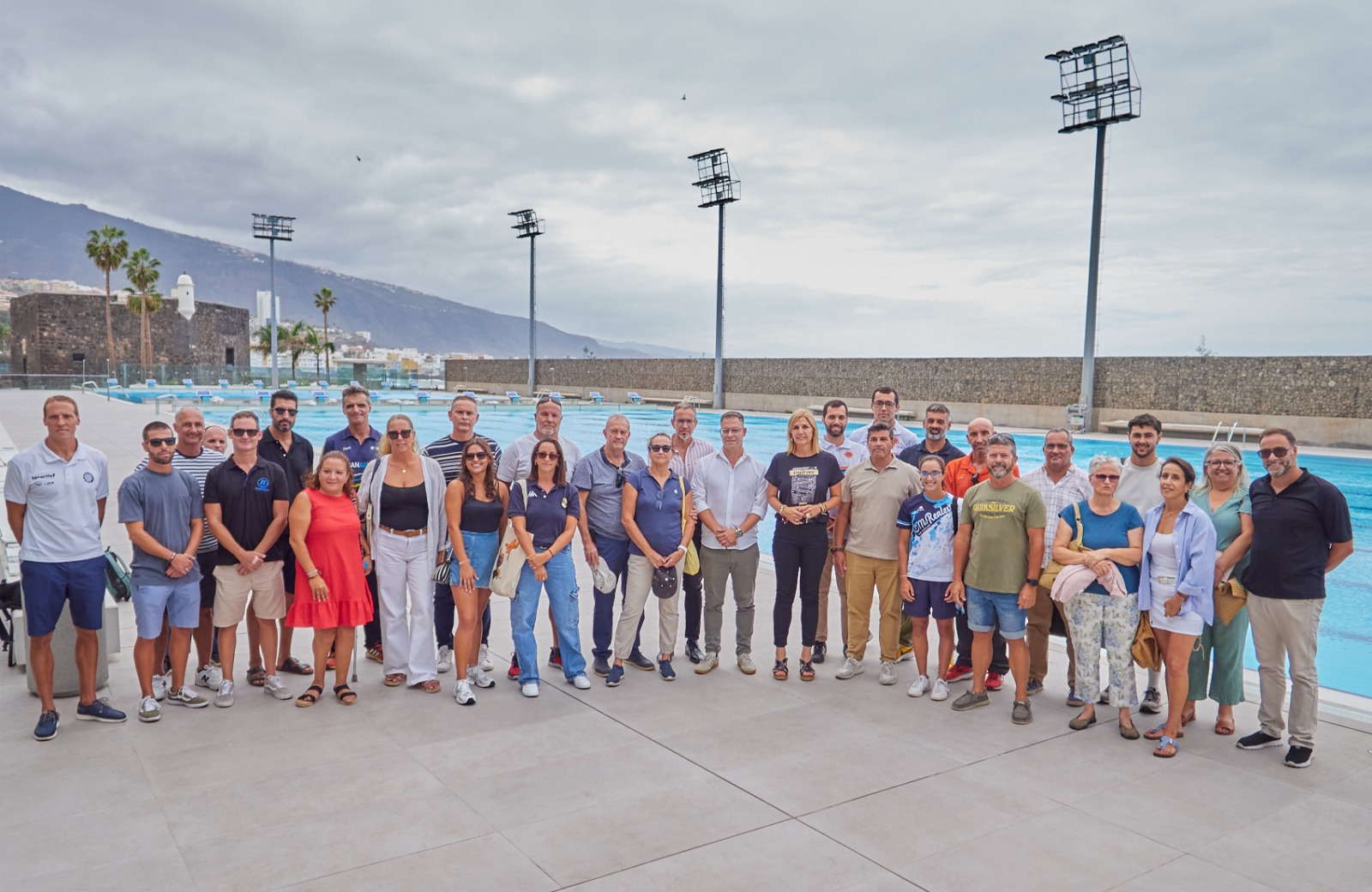 20250830 Visita CDAT 2 Más de 2500 tinerfeños/as se beneficiarán del Centro de Deportes Acuáticos de Tenerife