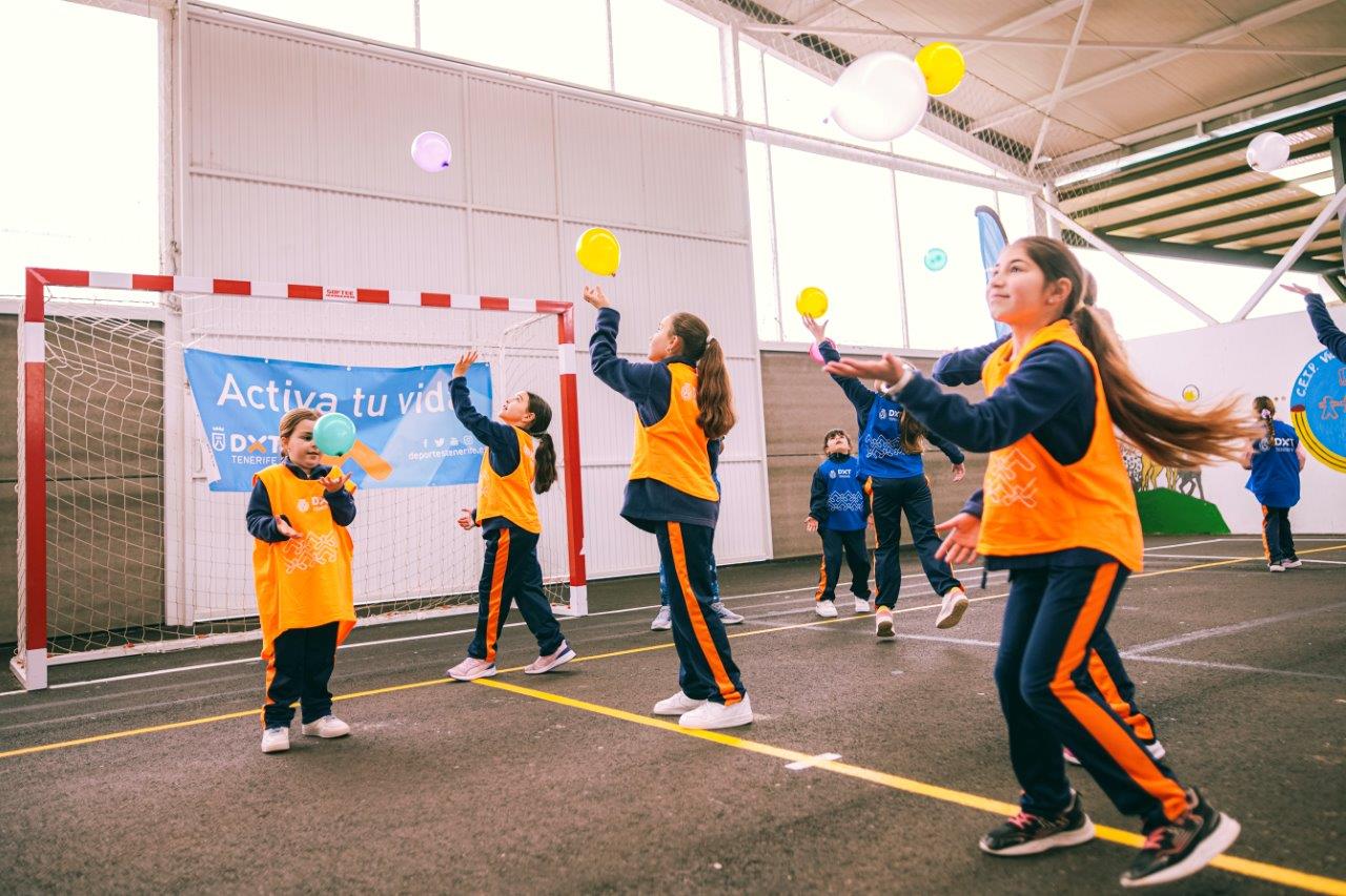 El Cabildo impulsa los Recreos Activos como una alternativa eficaz para la lucha contra el sedentarismo en 94 centros educativos de Tenerife