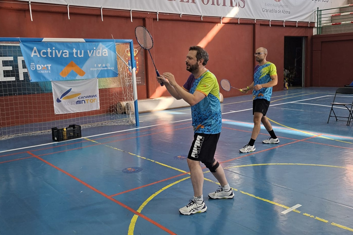 Santa Úrsula acoge la segunda cita de los Juegos Máster con el bádminton