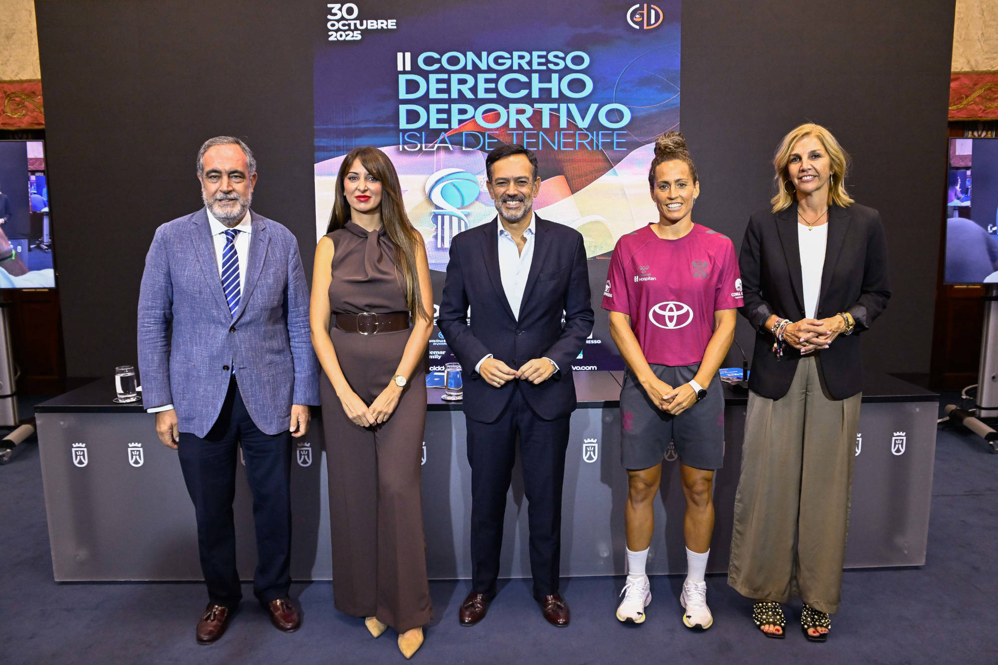 20251013 presentacion congreso derecho deportivo El Auditorio de Tenerife se convierte en el epicentro internacional del Derecho Deportivo